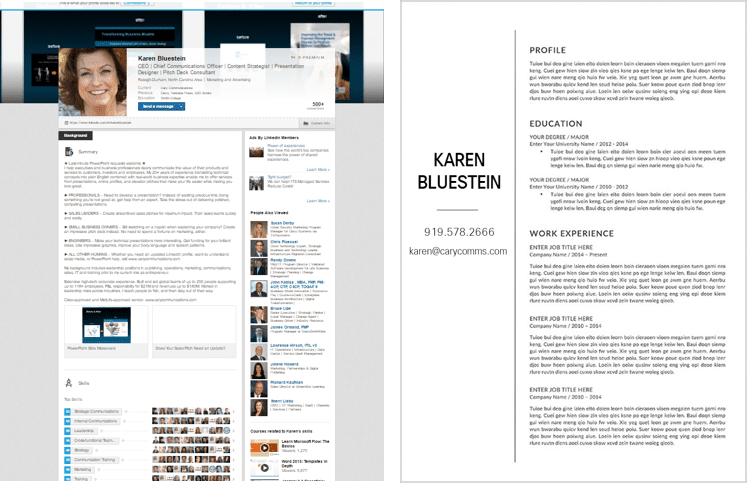 Q: Which do I update first? LinkedIn or my resume?