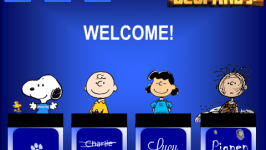 Parody slide: Jeopardy + Peanuts