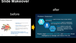 Slide makeover: before & after