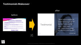 Slide makeover: before & after